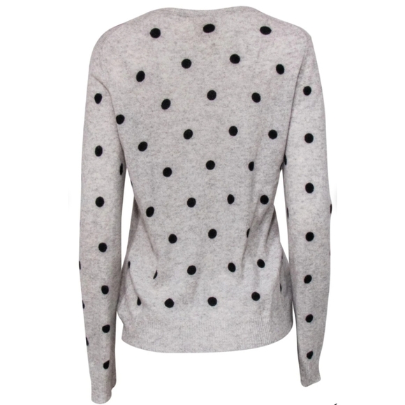 RARE Collectible Cynthia Rowley Polka Dot Cashmere Sweater - Picture 3 of 12